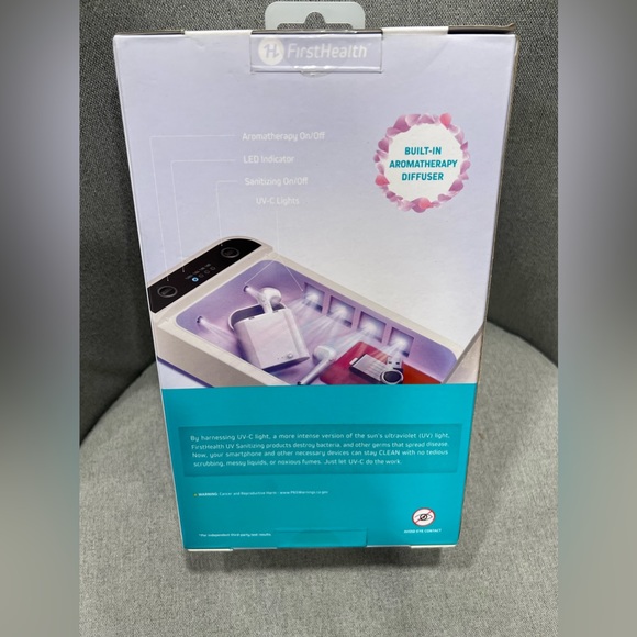 First Health UV Light Sanitizer, |Sterilizer Box for Smartphones, accessories - Picture 5 of 8